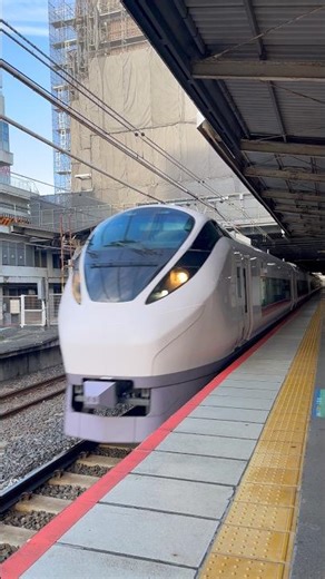 End of 2025: E657 series passing through Matsudo Station #JobanLine #LimitedExpressHitachi