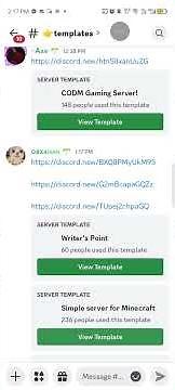how to get a discord server/Template tutorial (link in bio actually