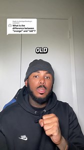 Difference between “orange” and “old” in ASL #explorepage #reels #ASL #instagram #funny #signlanguage | Chad Johnson