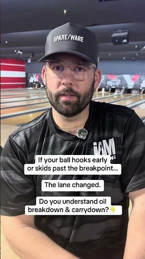 Oil Breakdown vs Carrydown 🎳 Why Your Bowling Ball Hooks Early or Skids Long