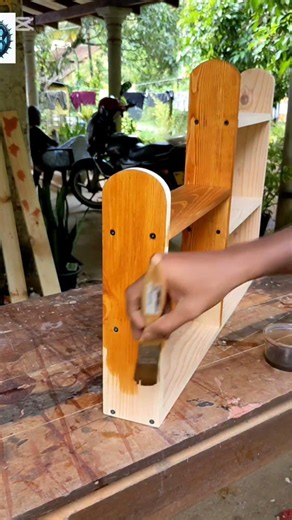 How to Make a Modern Spice Rack at Home 🛠️ | Easy Woodworking #shorts #woodworking #homedecor