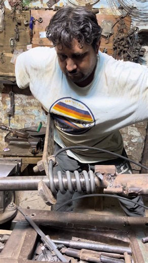 Transforming Steel Wire into a Vehicle Spring