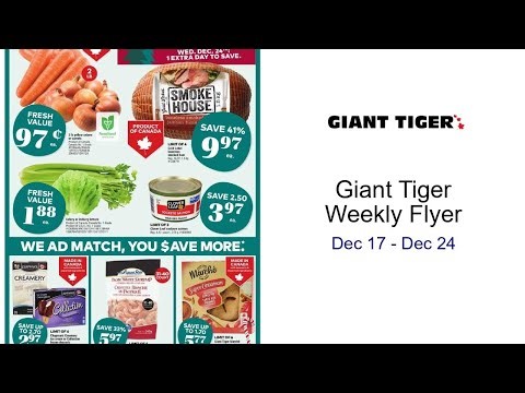 Giant Tiger Weekly Flyer Dec 17 - Dec 24