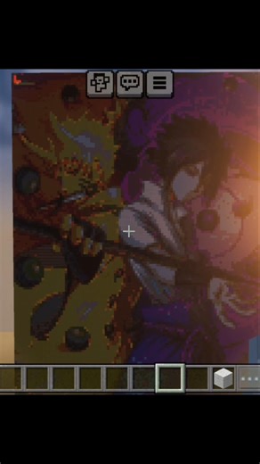 Minecraft Naruto Pixel Art #minecraft #minecraftrealistic #minecraftshorts #minecraftbeauty