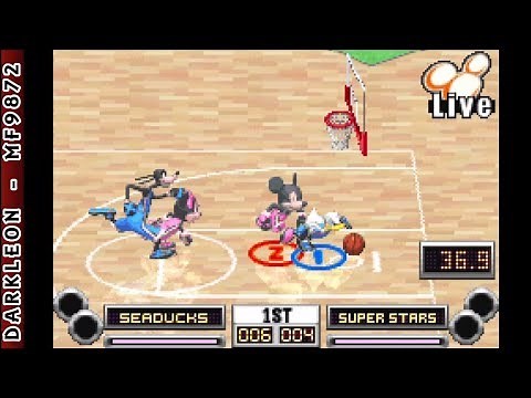 Game Boy Advance - Disney Sports - Basketball © 2002 Konami - Gameplay