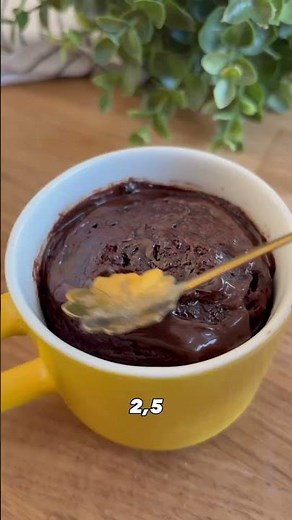 Dieser Schoko-Tassenkuchen ist schnell, saftig und einfach himmlisch 🍫\n#tassenkuchen #mugcake #yum
