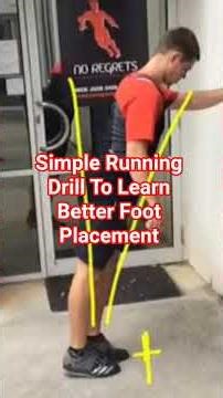 Simple Running Drill To Learn Correct Foot Placement