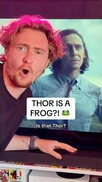 THOR AS A FROG?! 🤯 #thir #loki #theavengers #marvel