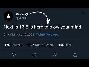 Everything about Next.js 13.5 (optimizations, bug fixes, memory improvements & more)