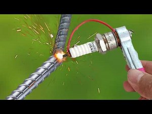 How To Make Simple Spark Plug Welding Machine At Home | Practical Inventions