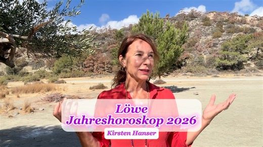 Ein kurzer Blick ins 𝐉𝐚𝐡𝐫𝐞𝐬𝐡𝐨𝐫𝐨𝐬𝐤𝐨𝐩 𝟐𝟎𝟐𝟔 für den 𝐋ö𝐰𝐞𝐧 – kraftvoll, klärend und mit kreativer Entfaltung. Was lange wie ein unvollständiges Puzzle wirkte, fügt sich 2026 zu einem stimmigen Bild. Besonders ab dem Sommer wirst du spüren, wie aus innerer Stärke und Freude neue Wege entstehen. Das gesamte Jahreshoroskop-Video und eine Zusammenfassung findest du hier: https://steady.page/de/kirstenhanser/posts/0f739179-500f-4355-9a0f-96967cc85483 #astronews #kirstenhanser #horo