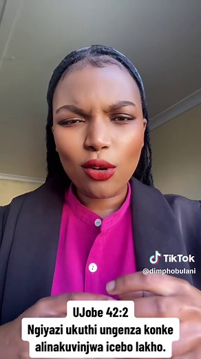 UJobe 42:2 - Isizulu Verse Explanation