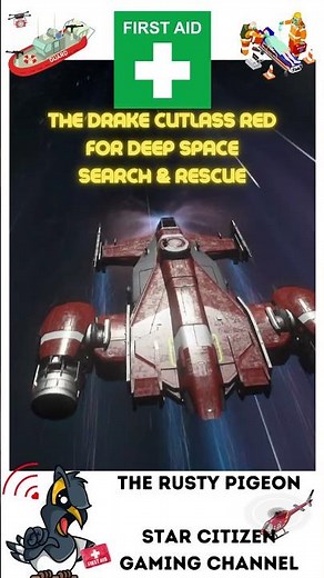 Meet the DRAKE CUTLASS RED for Deep Space Search & Rescue in Star Citizen