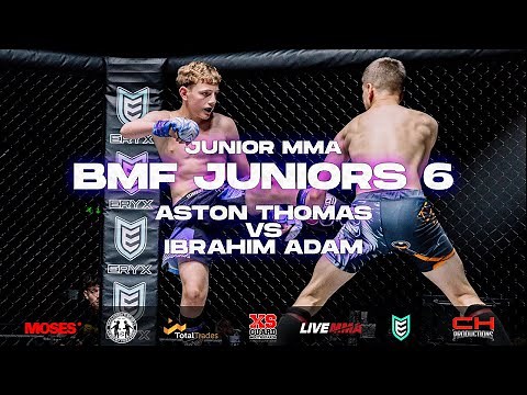 BMF Juniors 6 | Aston Thomas vs Ibrahim Adam | Junior MMA