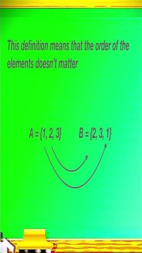 When Are Two Sets Equal? 🤯 | Most Students Get This Wrong! #shorts #maths