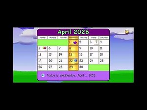 Starfall Calendar April 2026