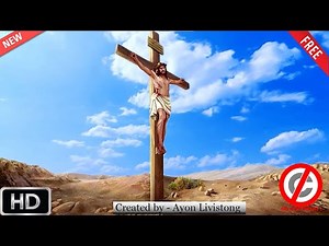 124, Free Christian Loop Background Video HD No Copyright / Jesus On Cross / Christian Background