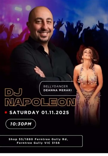 🔥 SATURDAY NIGHT VIBES 🔥 Get ready for an unforgettable night at Ibiza Shisha Lounge 💨✨ 💃 Live Belly Dance Show 🎧 DJ spinning all night long 📅 This Saturday, 1st November 📍 Ibiza Shisha Lounge – Ferntree Gully The beats, the moves, the shisha — it all happens HERE! 💥 Booking available. #IbizaShishaLounge #SaturdayVibes #FerntreeGullyNights #LiveShow #BellyDance