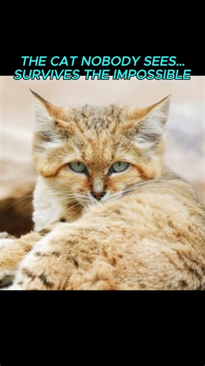 The Tiny Hunter That Survives the Impossible 🐾 | Sand Cat Facts #wildlife
