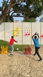 1.7M views · 10K reactions | balloon popping made easy, but who’s quick enough to handle & finish this tougher tasks ? | SS Food Challenge | Facebook