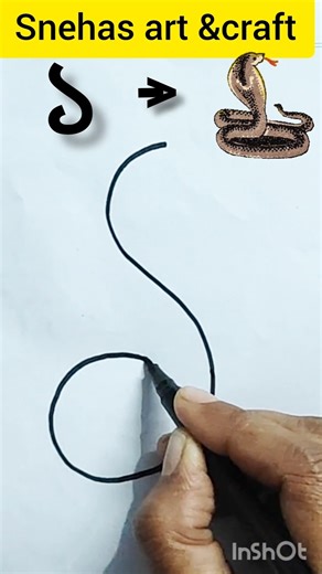 Easy drawing tricks#shorts #howtodraw #drawingforbeginners #easysnakedrawingwithnumber