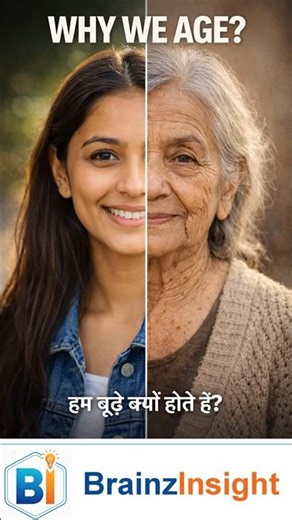 Why do we actually get OLD?😱Telomeres - DNA Secret explained! #telomeres #ageing #dna #bodyfacts