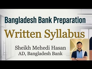 Bangladesh Bank AD Preparation || Written Syllabus || Full Mark Distribution || BB AD Circular