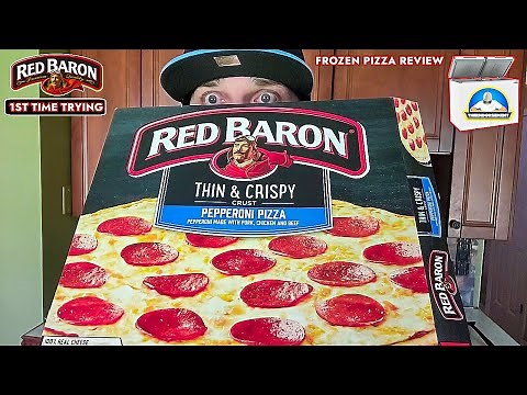 Red Baron® Thin & Crispy Pepperoni Pizza Review! 🍕 | BEST Frozen Pizza? 💯 | theendorsement