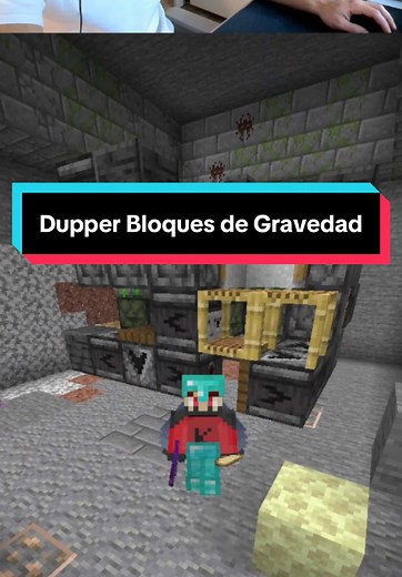 Duplicador Falling Blocks in Minecraft