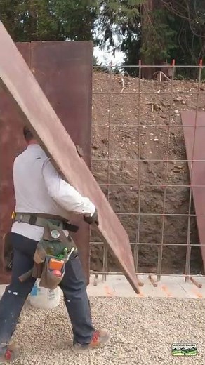 Concrete Forming Made Easyish #shorts