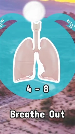 Slow your heart rate and calm your mind with this guided 4-8 breathing exercise #relaxationday