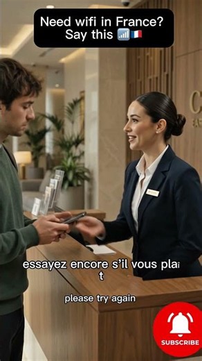 How to Ask for Wifi in French 📶🇫🇷 | Beginner French #shorts