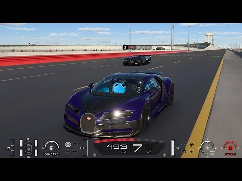 Gran Turismo 7 | Bugatti Chiron Fully tuned 1800HP - Top Speed KM/H 493 MPH 306