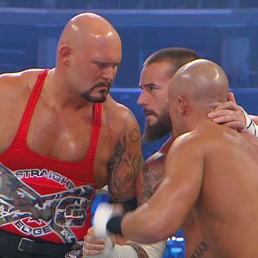 5.9M views · 101K reactions | CM Punk led his team into battle against the 500-pound Big Show at SummerSlam 2010! | WWE | Facebook