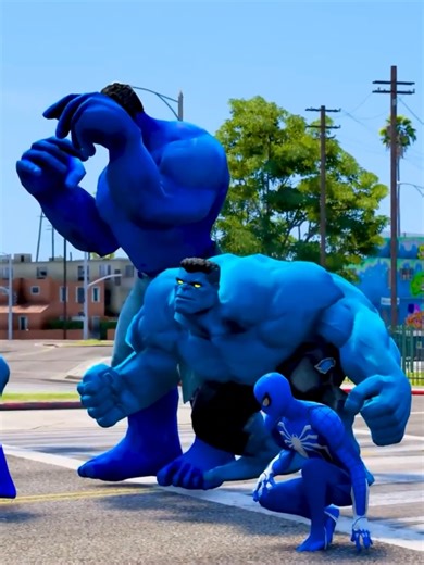 TEAM BIG HULK COLOR VS TEAM HULK 2099 COLOR - HULK BATTLE - EPIC SUPERHEROES WAR #spiderman #gaming #GTA5 #hero #hulk #superhero #game