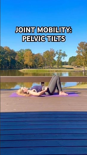 How to Do Pelvic Tilts for Lower Back Mobility | Beginner Core & Spine Exercise