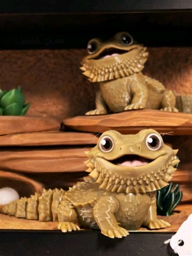 Rate this bearded dragon setup 1-10 🦎👇 Because this @PrintyJay print just took it to the next level 🔥