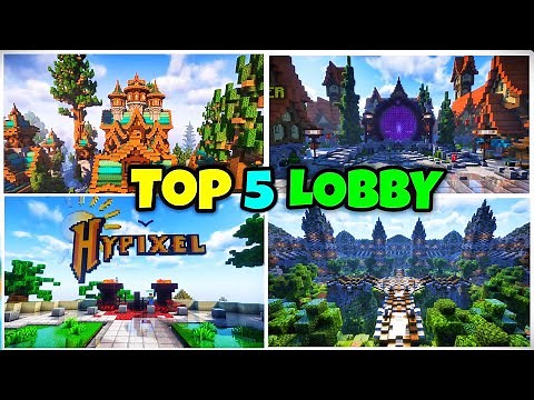 Top 5 Minecraft Server Lobby Hub Maps for MCPE | Minecraft Server Lobby Free Download 2024