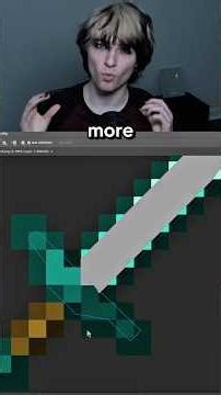 Making Minecraft textures HD - Diamond Sword