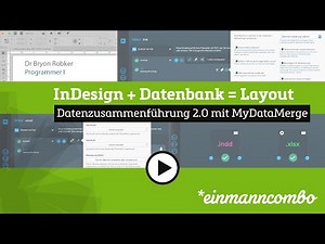 InDesign: Datenzusammenführung 2.0 mit MyDataMerge