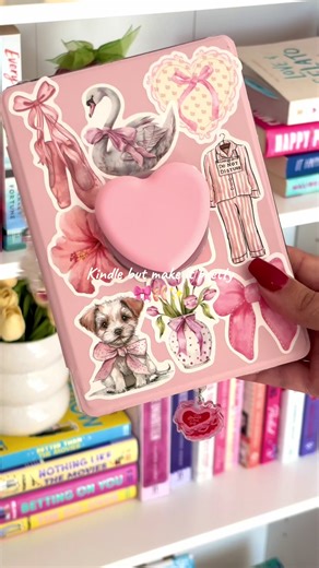 My new obsession!! #kindlecase #pink #booktok #diy #cute #asthetic