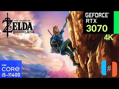 Ryujinx Emulator The Legend Of Zelda Breath Of The Wild 4K 60FPS Mod | RTX 3070 + i5 11400