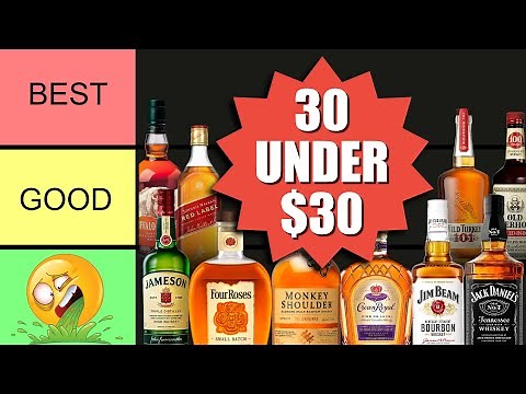 30 Best-Selling Whiskeys Under $30, Ranked Against Each Other