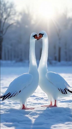 Swans as Ice Sculptures | Stunning Frozen Art That Will Amaze You!