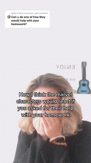 Marvel Characters Reacting to Homework Help Request