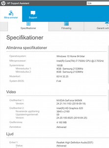 Screen with ghosting / Shadows