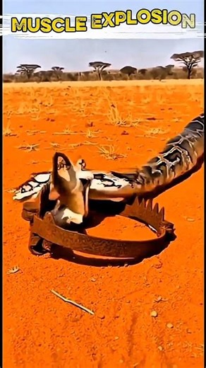 Python just came to an iron Trap