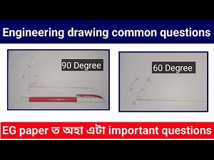 POLYTECHNIC ENGINEERING DRAWING - সদায় অহা এটা Important questions 2025