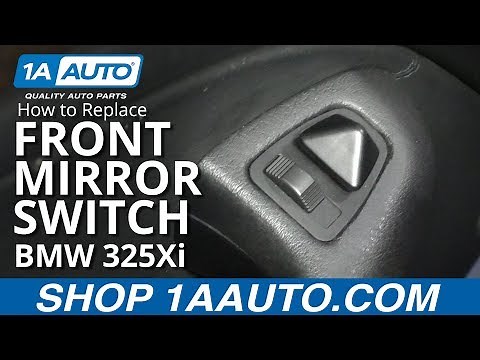 How to Replace Front Mirror Switch 97-06 BMW 325Xi