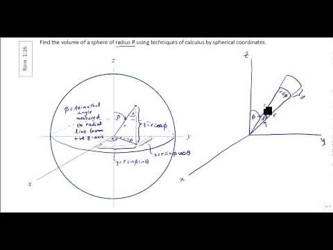 Finding Volume of a Sphere using Triple Integrals in Spherical Coordinates
